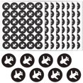 thumbnail image 1 of 2400Pcs/80 Sheets Airplane Stickers Planner Calendar Stickers 0.5 Inch Black Trip Planner Sticker Calendar Stickers PVC Self-Adhesive Decals for Daily Plan DIY Scrapbooking, 1 of 6