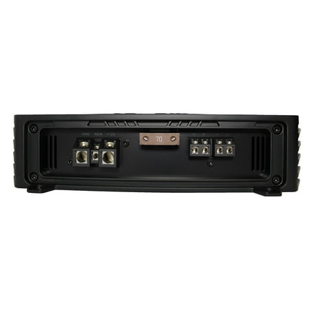 Alphasonik V1200.1D 1-CH Monoblock 2400W Max Class-D Amplifier w/ Remote Bass Knob
