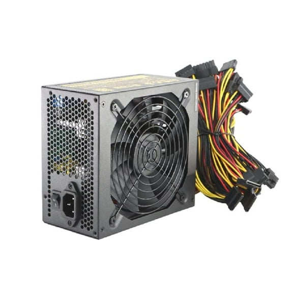 2400W Mining PC Power Supply Computer Mining GPU 4+4PIN Power Supply