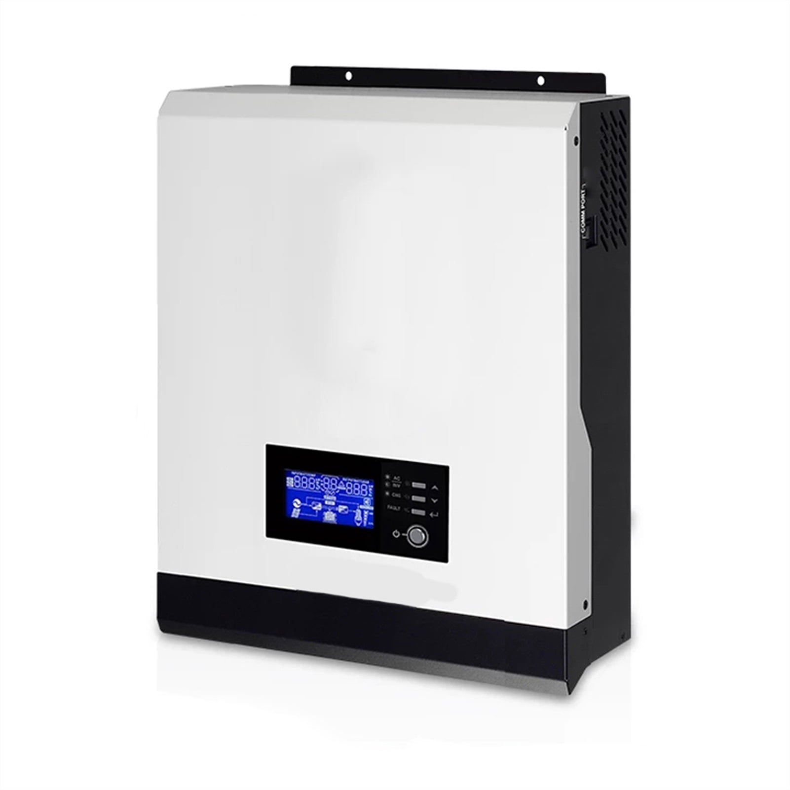 2400W Solar Hybrid Inverter 220 50A PWM 3Kva Pure Sine Wave Inverter 50Hz 60HZ Off-grid Inverter 24V Battery Charger Home System ,Multiple Safety Protections