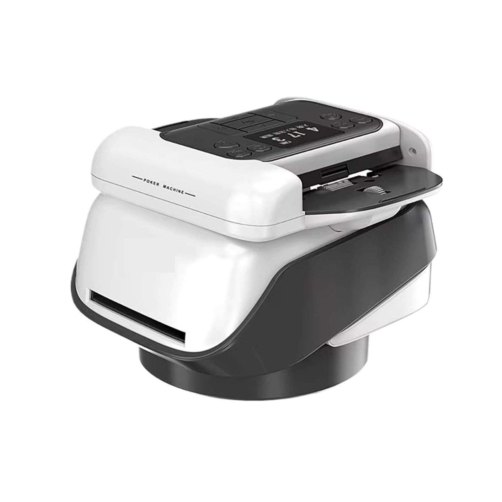 2400mAh Automatic Card Dealer Machine 360° Rotating Electric Card ...