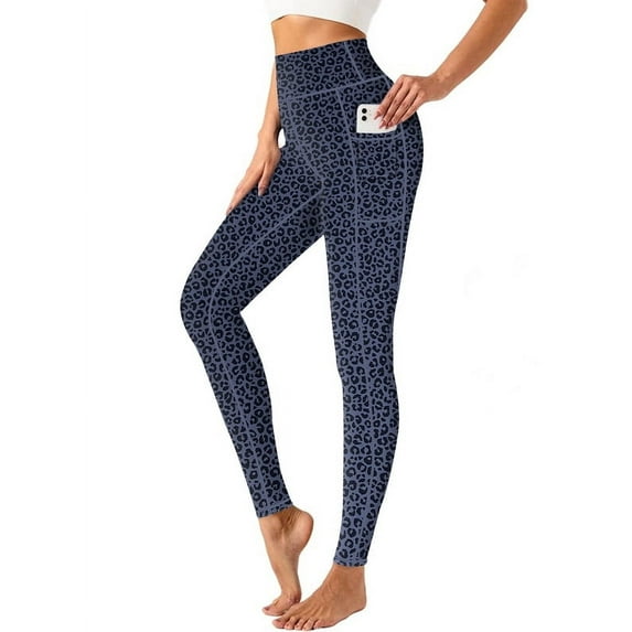 Funidos High-Waist Yoga Leggings with Pocket Tummy Control Workout Leggings for Women S-XXL for Yoga Gym Running