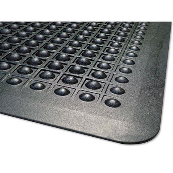 24020300 Flex Step Anti-Fatigue Bubble Mat 2X3 Black