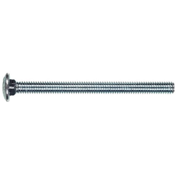 240210 0.38 x 9 in. Round Head Carriage Bolt - Zinc Plated Steel