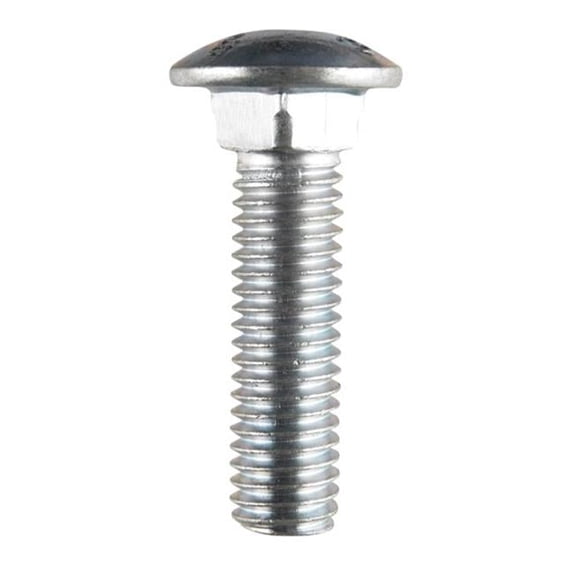 240294 0.5 x 2 in. Zinc Plated Carriage Screw Bolt