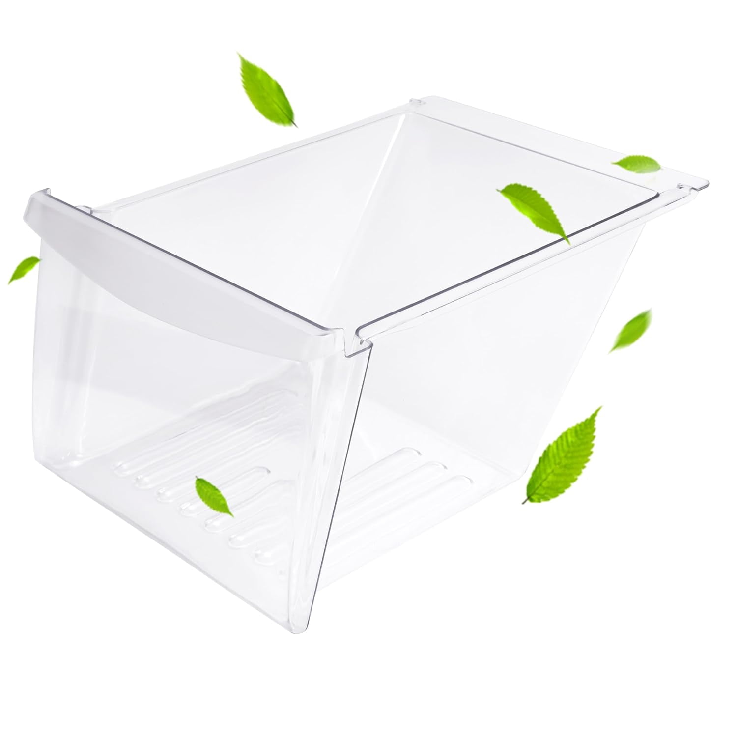240364503 Crisper Drawer Compatible with Frigidaire Refrigerator Freezer 240364502 240364505 240364507 Meat Pan Crisper Bin Plastic (PC) Replacement Only Clear