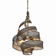 thumbnail image 1 of Varaluz 240P03HO Flow 3-Light Twist Pendant - Hammered Ore Finish, 1 of 3