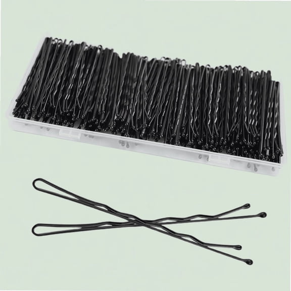 240PCS Black Jumbo Bobby Pins with Box for Women Girls, 2.75 Inch/7cm