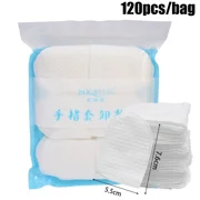 240PCS Disposable Makeup Remover Cotton Pad Soft Non-woven Fabric Cleansing Paper Wipe Cosmetic Pad U-Shaped Makeup Cotton Wipes