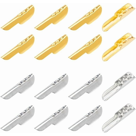 240Pcs 2 Colors Elastic Barbed Cord Fastener Shoe Lace Tips Column Cords End Aglet Repair Shoestring Head Replacements End Tip