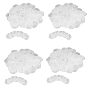 240Pcs 2 Inch Round Capiz Shells with 2 Holes Round Natural Shell White Shells for Wind Chimes Jewelry Making Home Decor