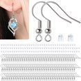 240Pcs Earring Hooks and Backs Set Jewelry Making Supplies