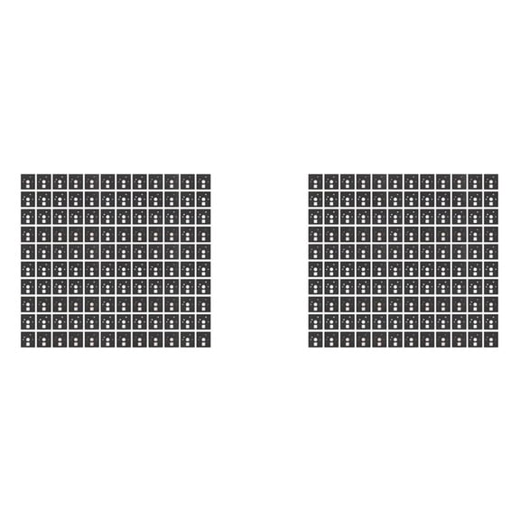 240Pcs Mechanical Keyboard Switch Sticker Noise Dampener Foam Sound Reduction Insulation Film for Switch Stabilizer, A