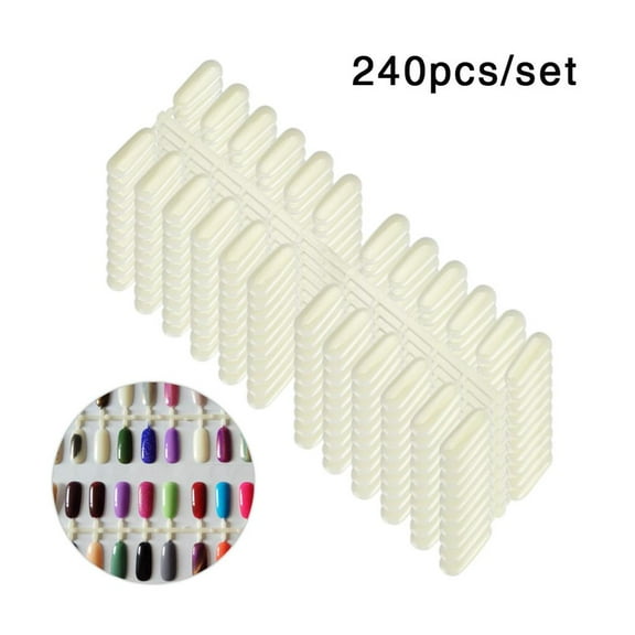 240Pcs Nail Practice Display Board Chart Detachable Color for es Design Practice for Professionals and Beginner