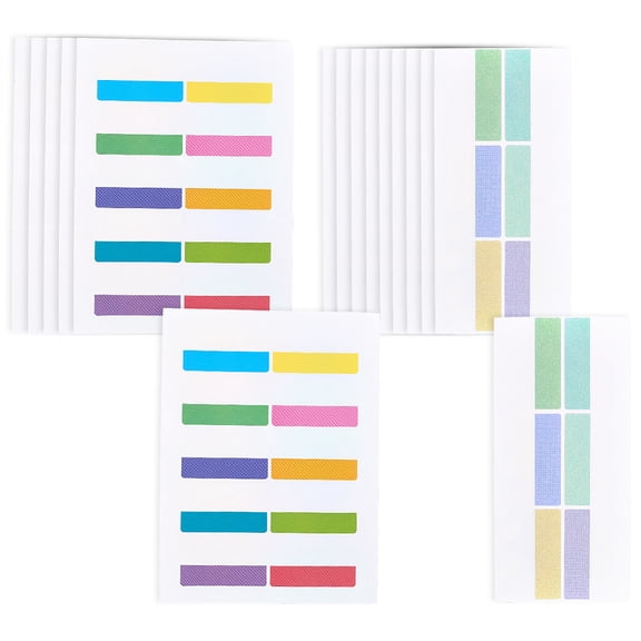 240Pcs Sticky Note Tabs Colorful Sticky Tabs Small 1 Inch Book Flags Strip Transparent Label Stickers Annotating Index Page Markers DIY