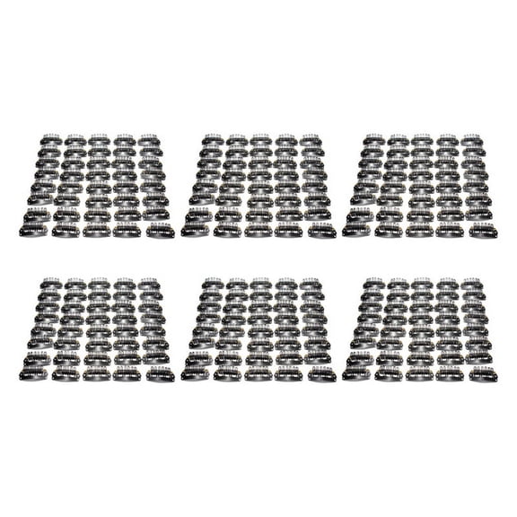 240Pcs U-Shaped Clamp for Hair Extensions Wig Clips DIY Comb Black Frame