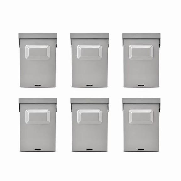 6 Pack 60A 240V Non-Fused Pull-Out AC Disconnect Switch, Outdoor HVAC Air Conditioner Disconnect Box Replacement for DDS-60U