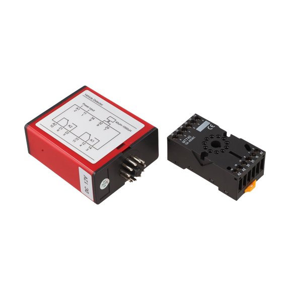 240V Single-Channel Gate Vehicle Loop Detector with Adjustable Sensitivity, Multiple Output Interfaces and Anti-Interference, for Parking Entrance Ground Sensor Control for(12V)