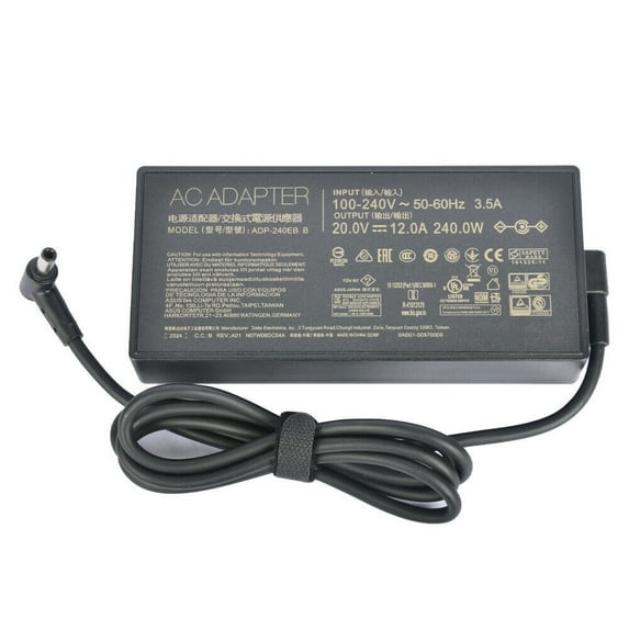 240W 20V 12A Laptop Charger for ASUS ROG Zephyrus M16 GU603HR GU603HM 6.0*3.7mm AC Adapter