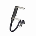 thumbnail image 1 of 240W Kick Cable Charger Right Angle USB C Cord Durable Braided Cable with Built-in Phone Stand (Black), 1 of 5