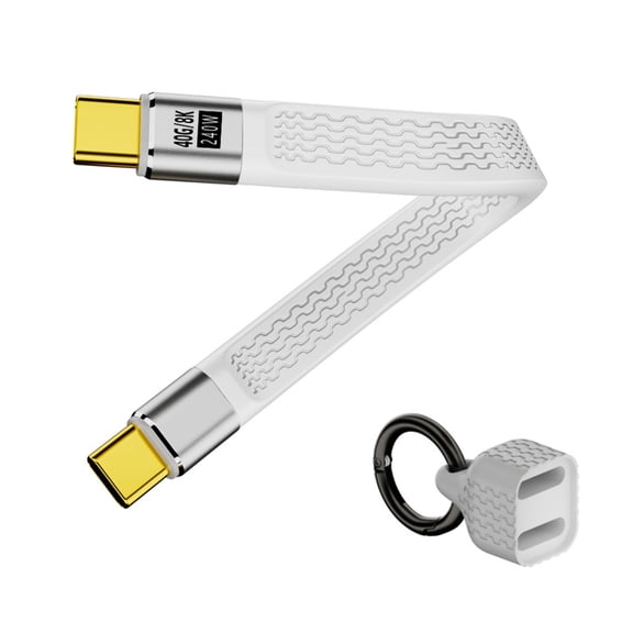 240W Powerful USB4 Data Cable 40Gbps Transfer Rate Flexible Ribbon Cable