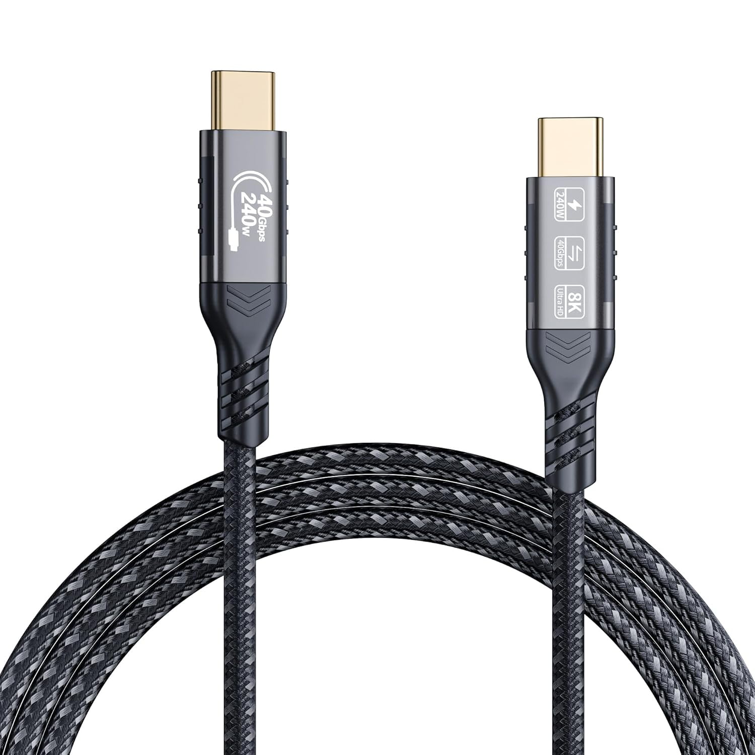 Fedus 3 Meter Usb 4 Thunderbolt 4 Cable 40Gbps 240W 60Hz 144Hz 100W Pd 3.1 Fast Charging Type C To C Display - Application: Iphone 15 Pro At 2017.80 INR In New Delhi | Cheeku Technologies - Foto 3