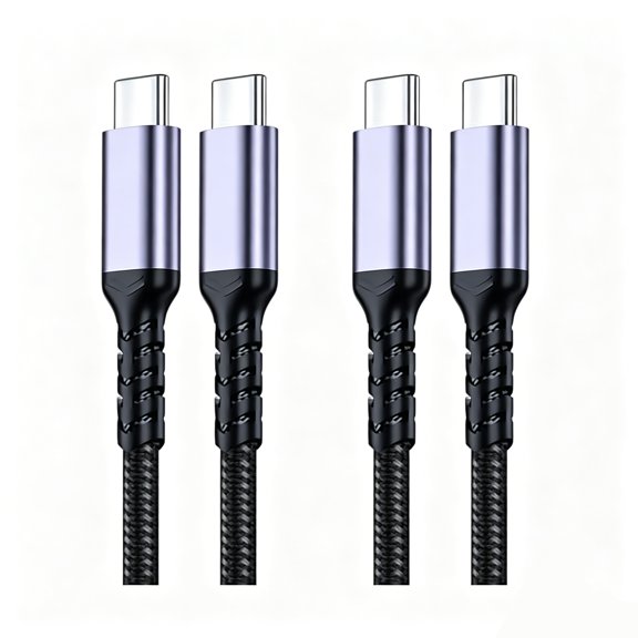 Quyaojz 240W USB C Cable 3ft 2 Packs, USB 4 Fast Charging, 40Gbps High Speed Data Speed, 8K Video Monitor Cables Compatible with Thunderbolt, iPhone 16/16 Pro/16 Plus/16 Pro Max, MacBook Pro