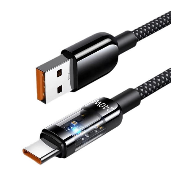 240W USB Type C Cable Fast Charging Cable For Laptop Table S7 Lot E6K1 C7W6