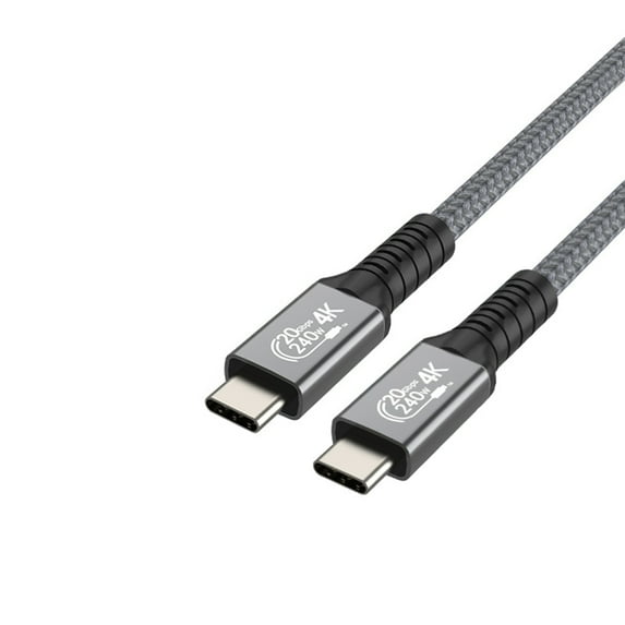 240W USB4 Cable 40Gbps Data Transfer 8K@60Hz Video Display Cable USB C