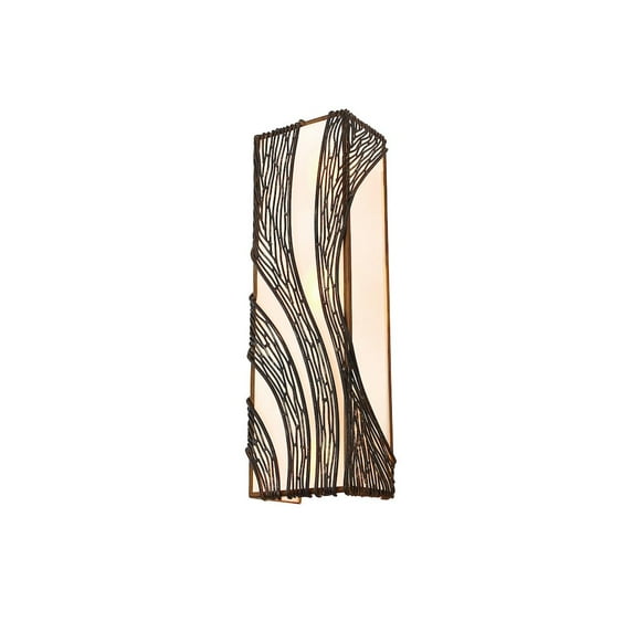Varaluz Flow 3-Lt Vertical Sconce - Hammered Ore