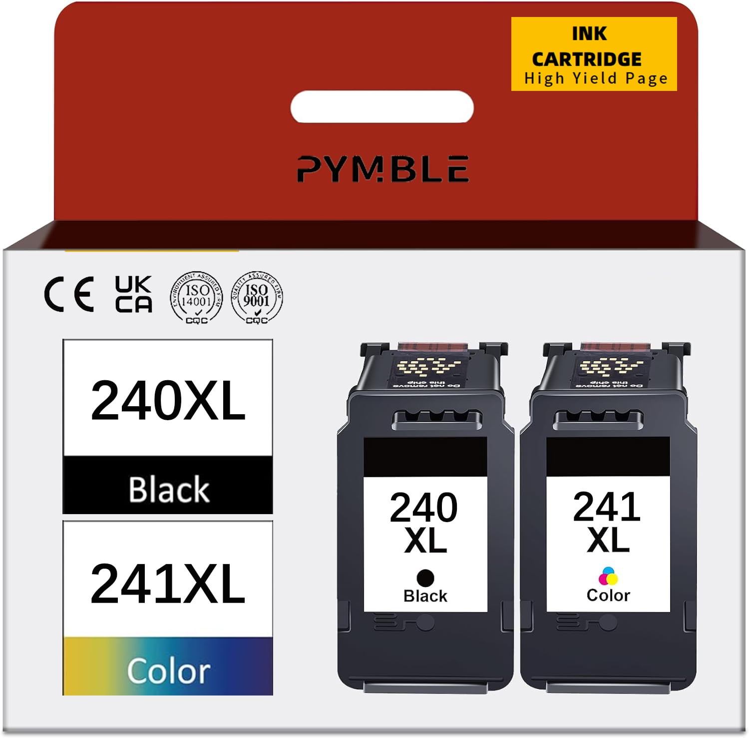 240XL 241XL Ink Cartridges for Canon ink 240 and 241 for Canon 240XL and  241XL for Canon Pixma MG3620 TS5120 MG2120 MG3520 MX452 MX512 MX532 MX472  (1 Black, Tri-Color)