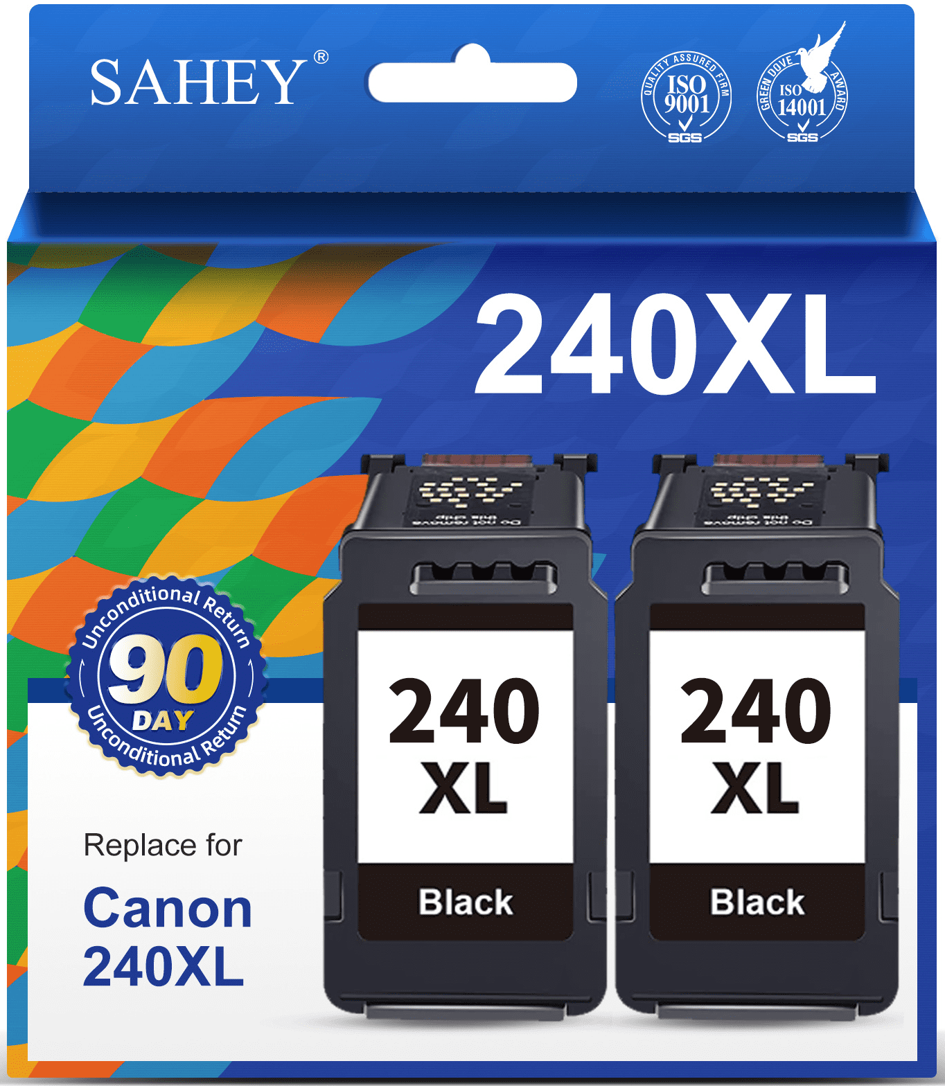 240XL Black Ink Cartridge for Canon 240 Printer Ink for PG240XL 240XL
