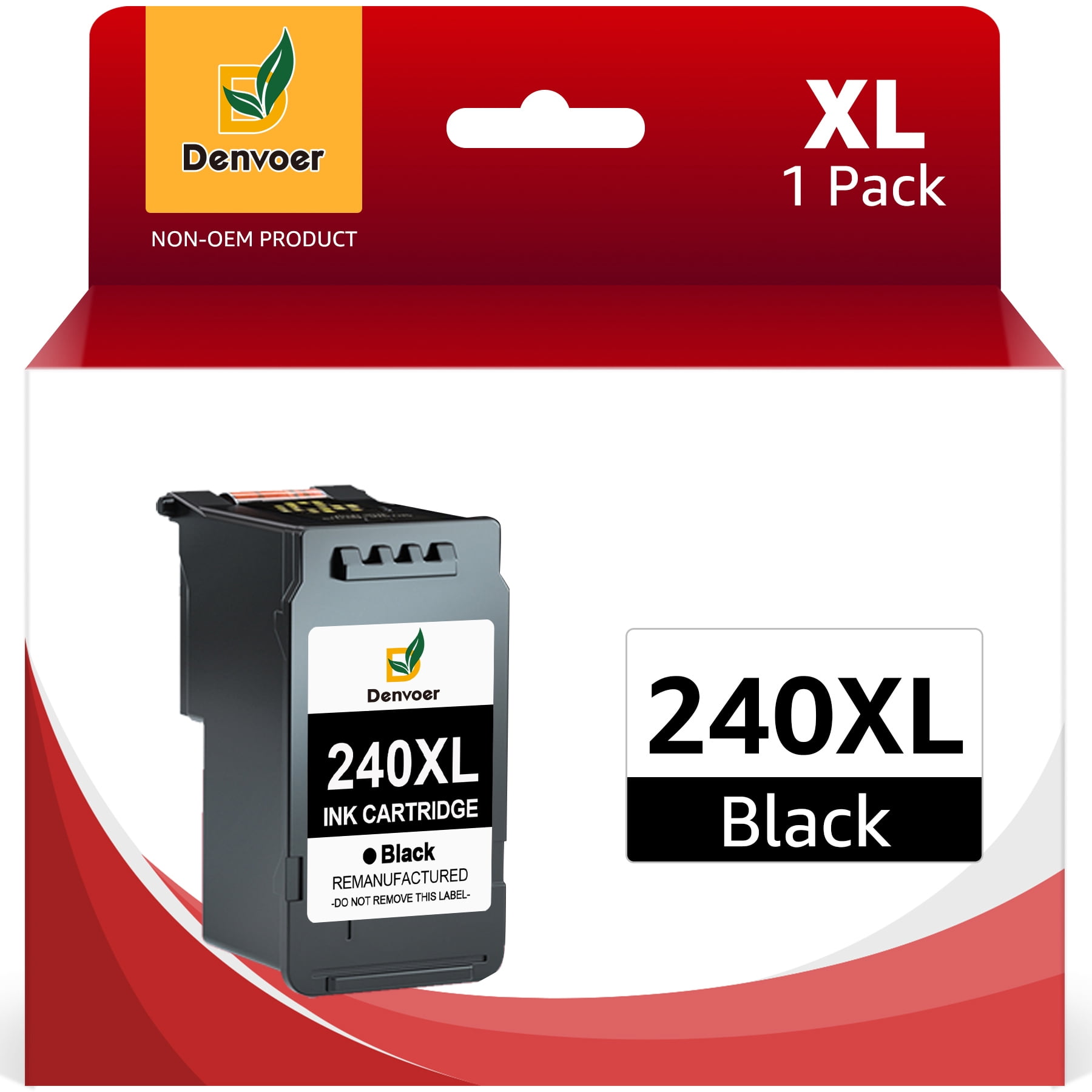 FITU WORK 240XL Black Ink Cartridge, Replacement for Canon PG-240 XL ...