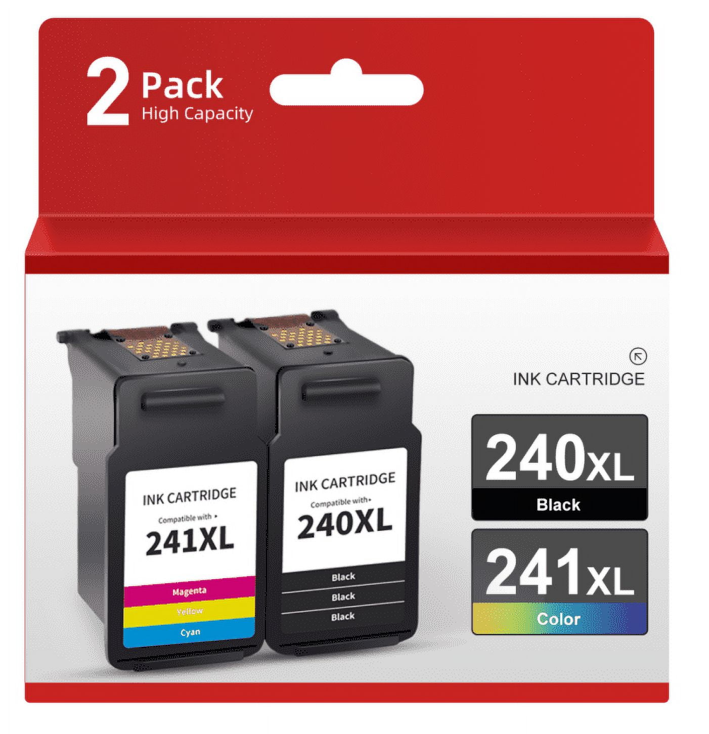 240XL Ink Cartridge for Canon PG240XL CL241XL 241XL Combo Pack for