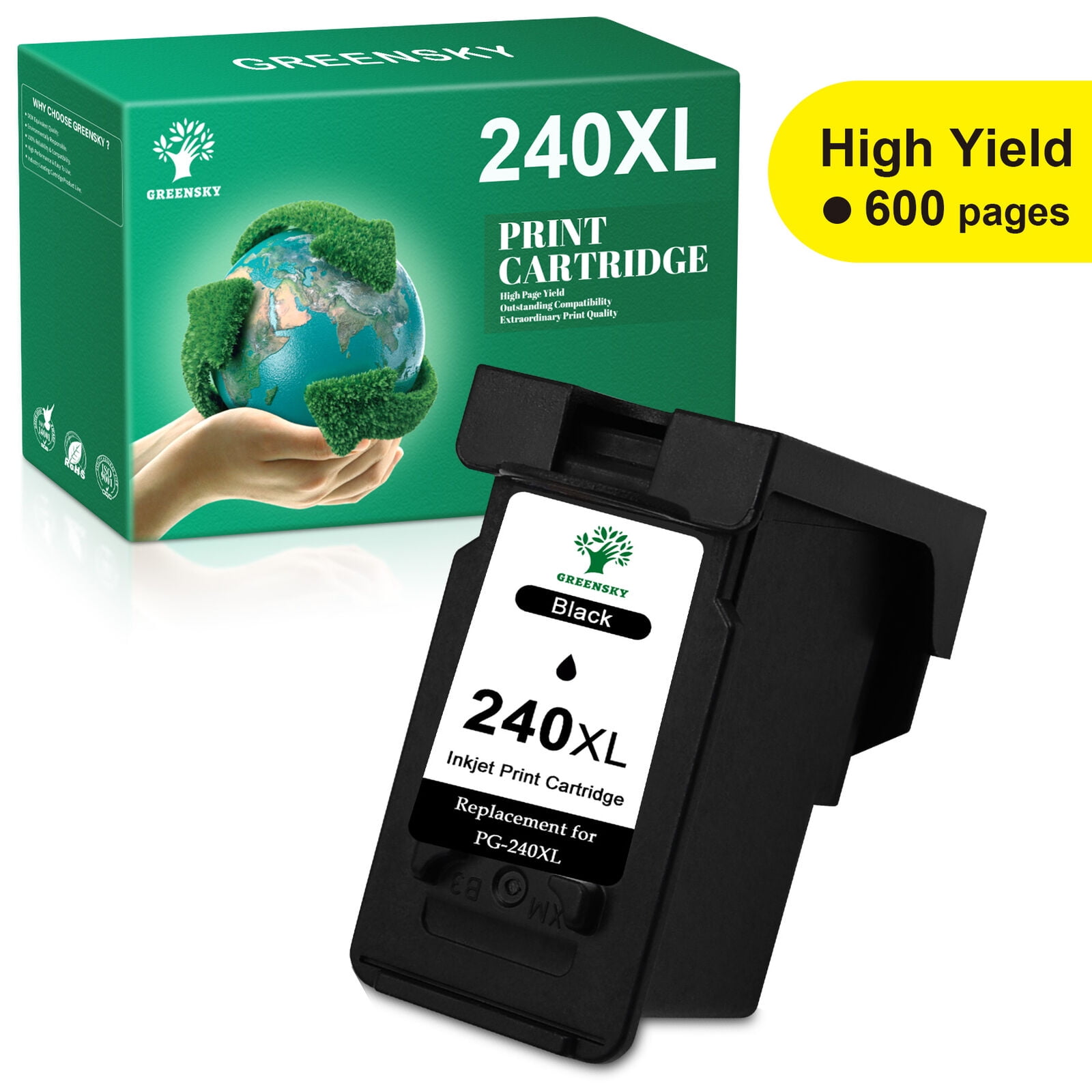 240XL Ink Cartridge for Canon Printer PG240XL 240 XL Ink for Canon PIXMA MG3620 4120 3520 3620
