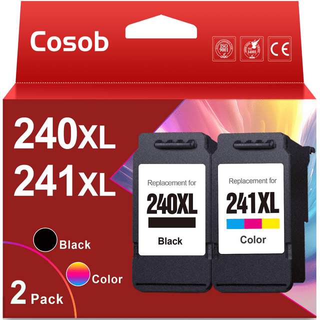 240XL Ink Cartridges for Canon Ink 240 and 241 XL 240XL and 241XL Combo