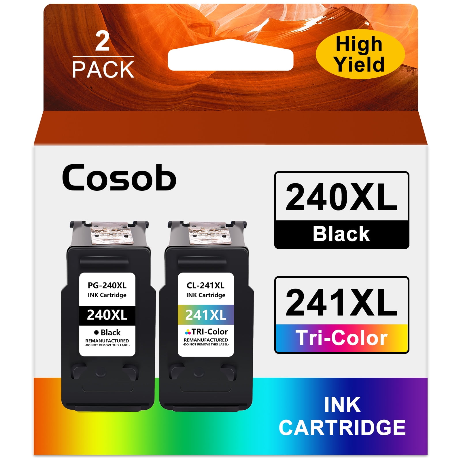240XL Ink Cartridges for Canon Ink 240 and 241 XL 240XL and 241XL Combo Pack Ink Cartridge for