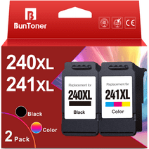 240XL Ink Cartridges for Canon Ink 240 and 241 XL 240XL and 241XL Combo Pack Ink Cartridge for Canon Pixma MG3620 MG3520 MG3220 MG2220 MX472 MX452 MX512 Printer (Black, Tri-color)