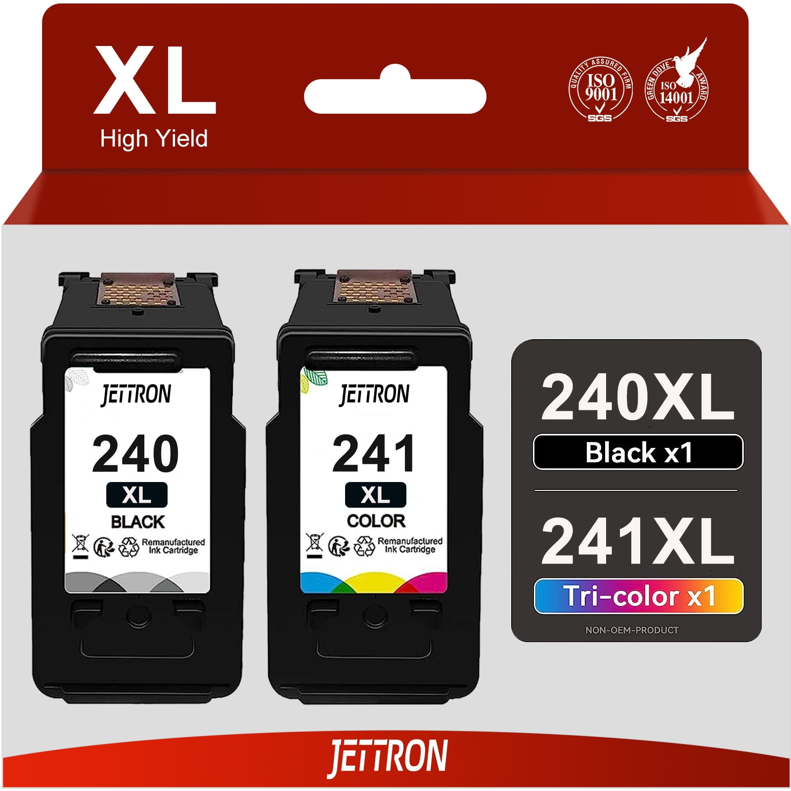 240XL Ink Cartridges for Canon Ink 240 and 241 PG240XL CL241XL for