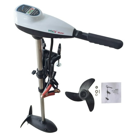 240lbs Thrust Electric Outboard Motor Outboard Engine Saltwater Trolling Motor without Batteries 24V