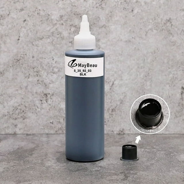 Professional 240ml Black Tattoo Ink, Natural Pigment, Body Tattoo