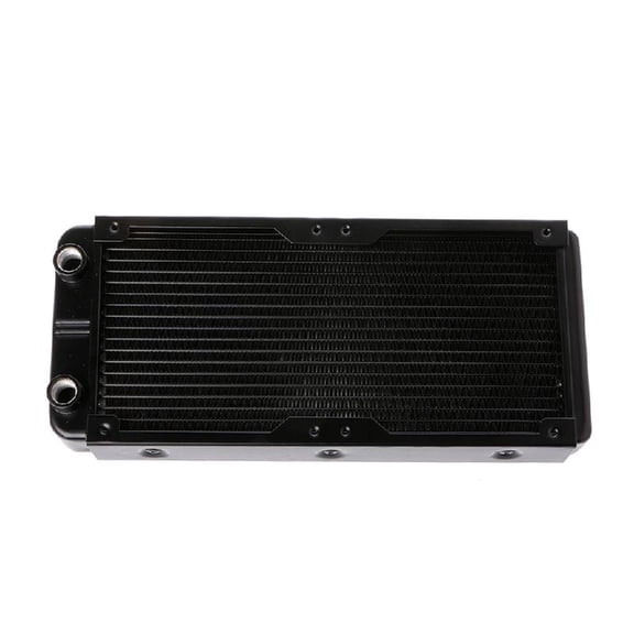 240mm Computer Radiator Water Cooler for 2 120mm CPU Fans Cooling Heatsink DIY