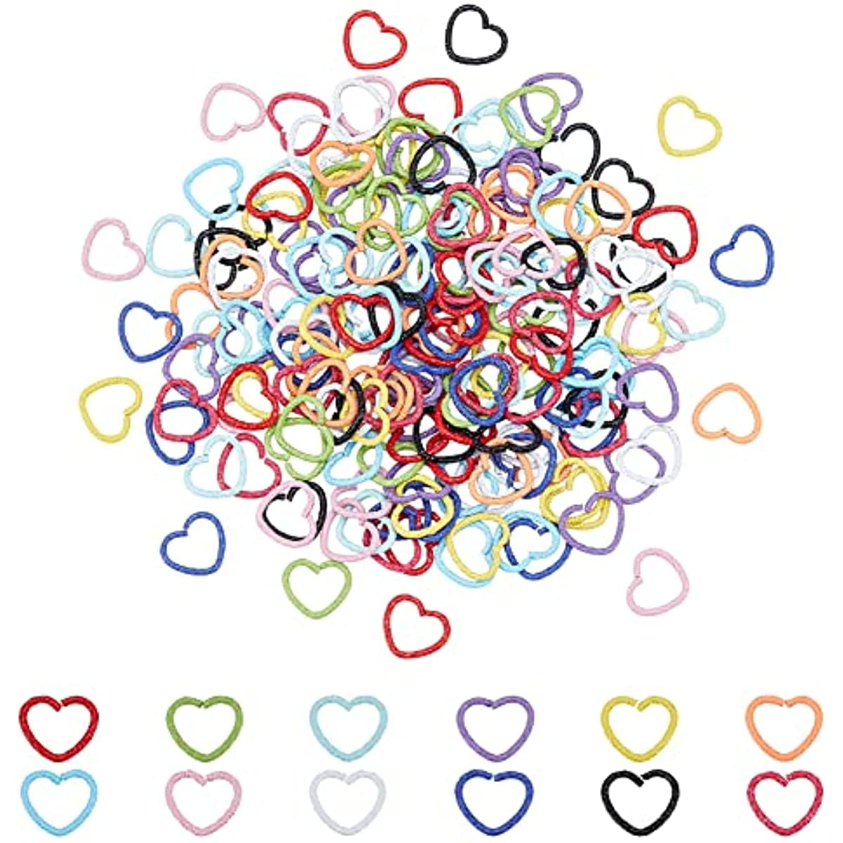 Heart shaped 2024 jump rings