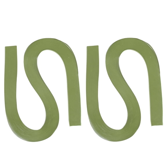 240pcs Quilling Strips Paper 5mm 54cm Origami Paper Quilling Strip for Art DIY Craft Christmas, Army Green