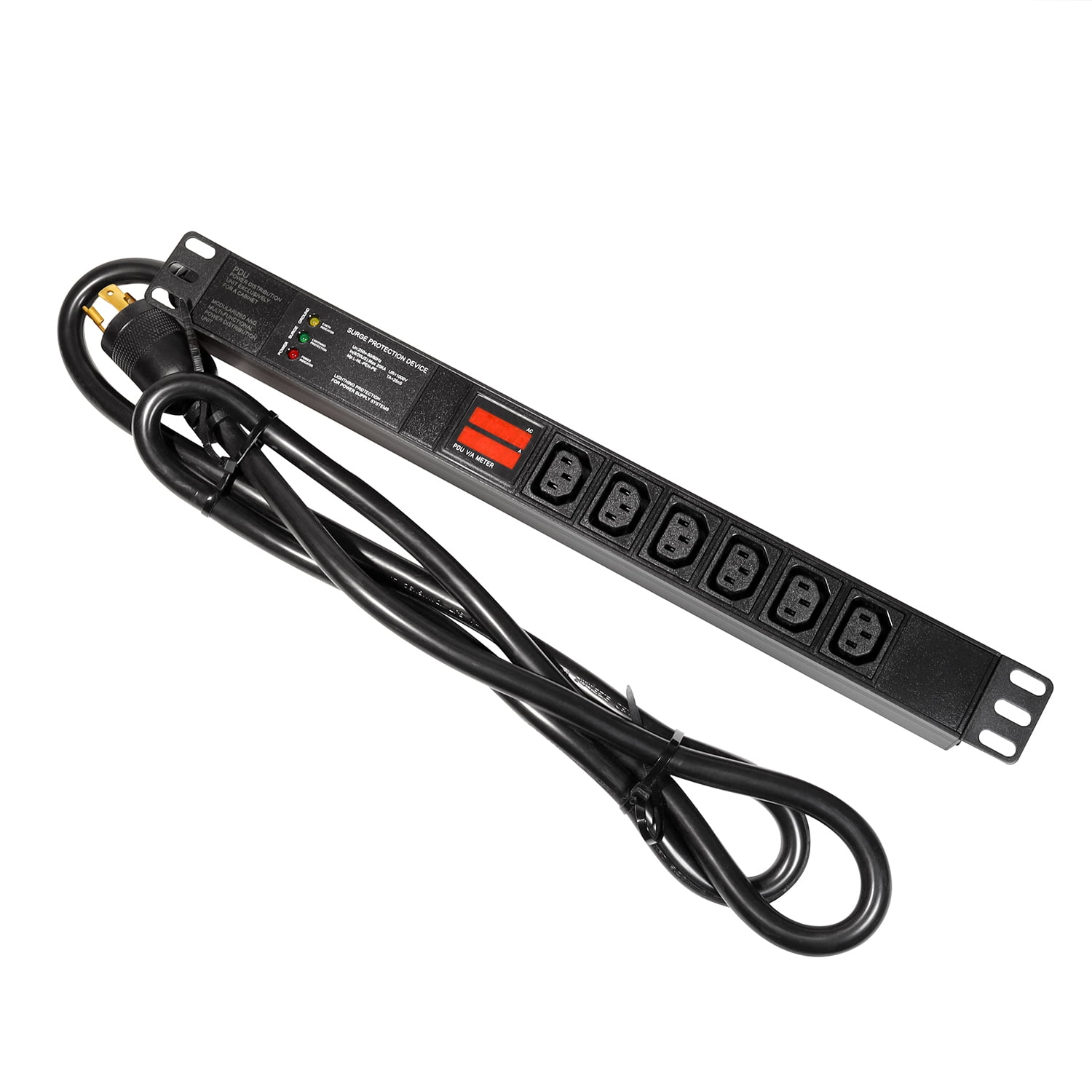 240v PDU Basic Distribution Unit (rack-mountable) Input: Nema L6-30 ...