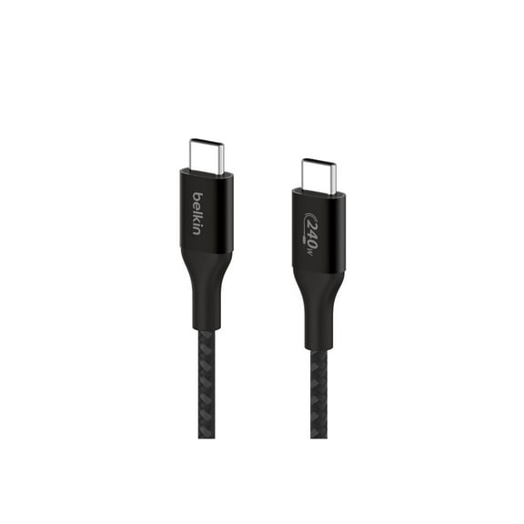 240w Braided C C Cable 2M BLK