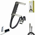 thumbnail image 1 of 240w Braided Fast Charge Cable with Built-in Phone Stand, 2-in-1 Invisible Holder Charger Cable – 240w Fast Charging Cord with Built-in Phone Stand(65W A-C 1pc), 1 of 8