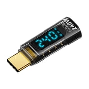 240w Usbc Adapter Usb Power Meter Tester With Wattage Led Digital Display, Usb C Tester Type-c Male To Female Extension Adapter Data Transfer for Most Typec Smartphone, Pad, Devices