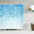 thumbnail image 1 of 240x180cm Bathroom Waterproof Shower Curtain Simple Geometric Pattern Printing Polyester Home Decoration Curtain With Hook, 1 of 5