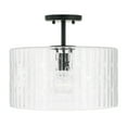 thumbnail image 1 of 1 Light Semi-Flush Mount-Matte Black Finish Capital Lighting 241311Mb, 1 of 10